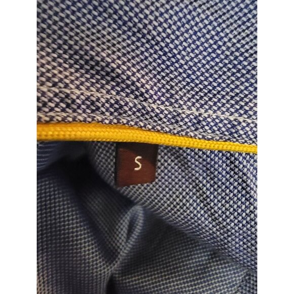 Robert Talbott Classic Mens Blue Long Sleeve Button-Up Shirt 100% Cotton - Picture 9 of 9